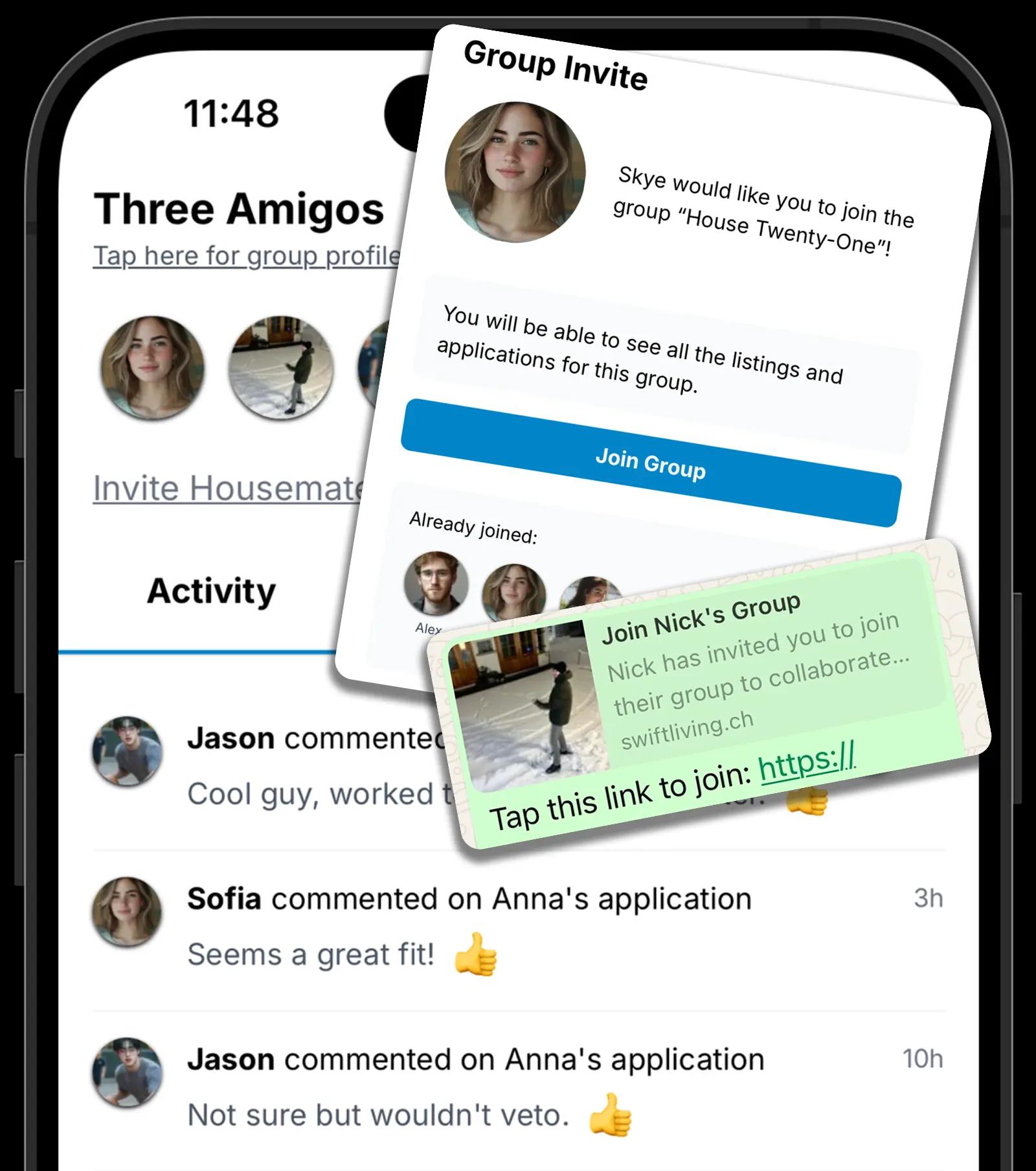 Feature: Share the listing wi...